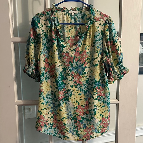 Pleione Multicolor Floral Top - Picture 2 of 4